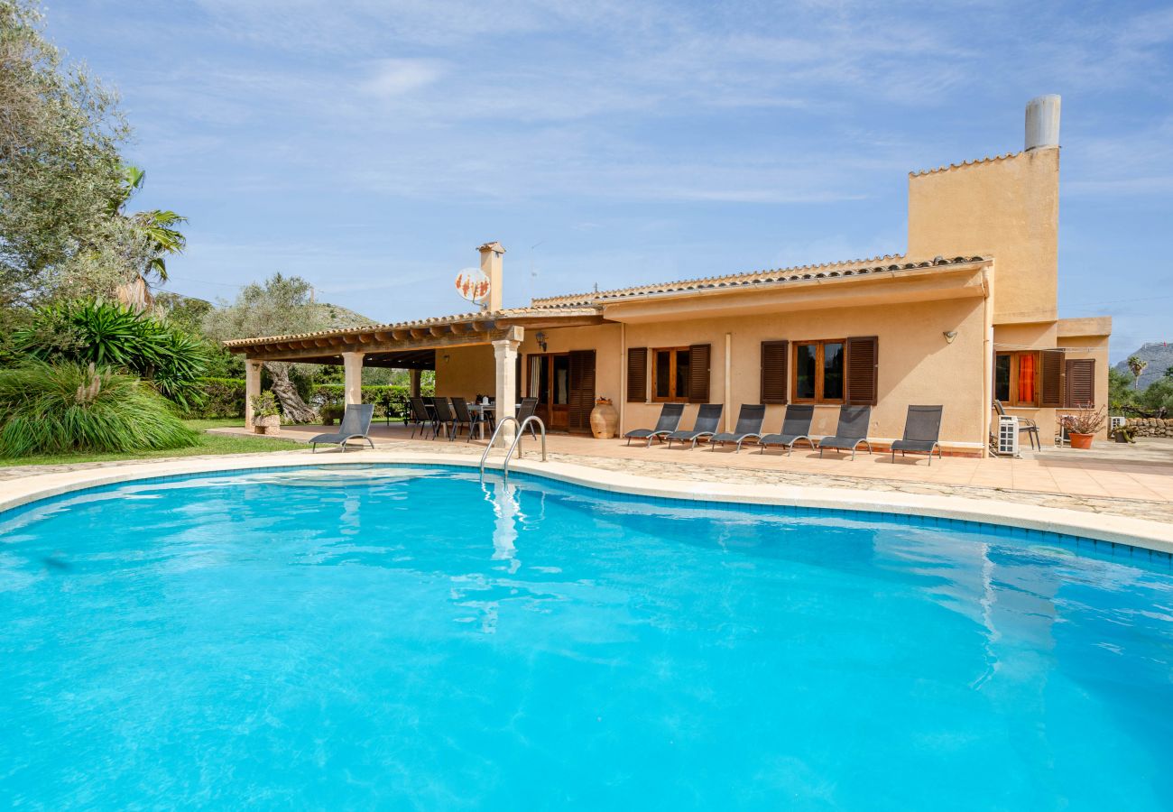 Villa en Pollensa - Finca en Pollença con piscina y barbacoa, Escandeu